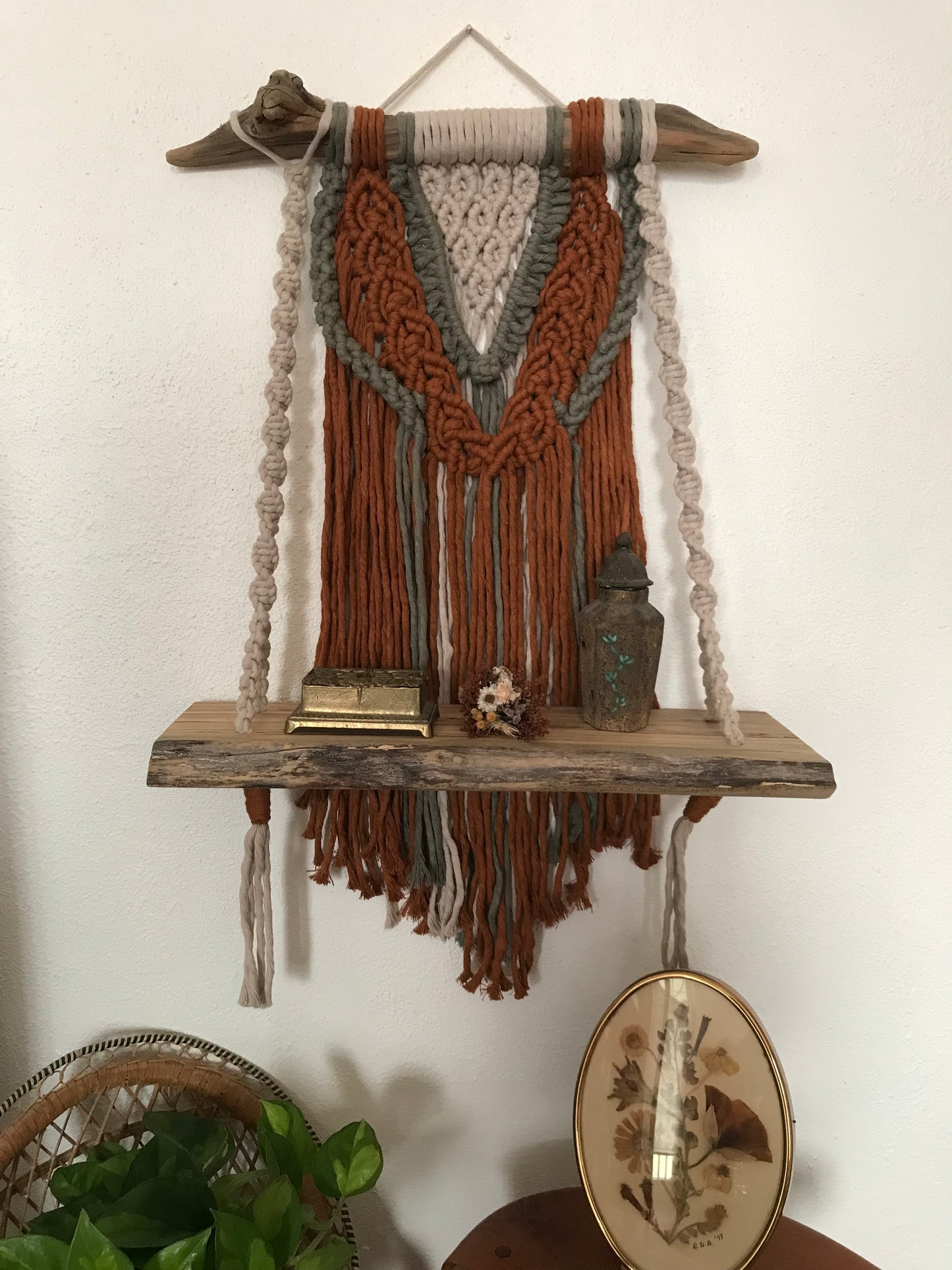 Driftwood & Maple Shelf