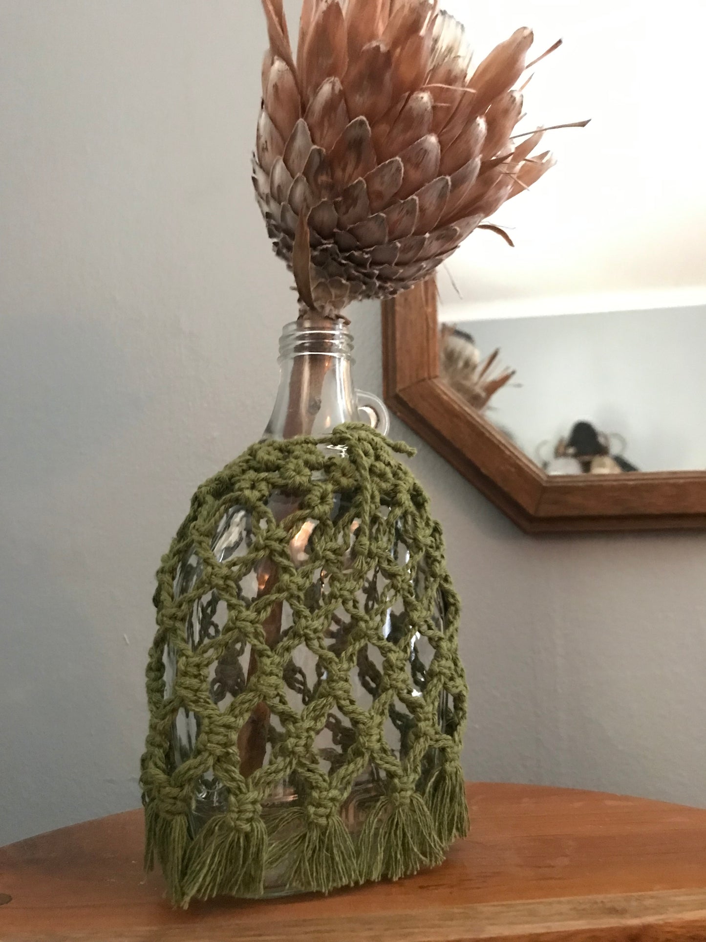 Macrame Bottle Vase