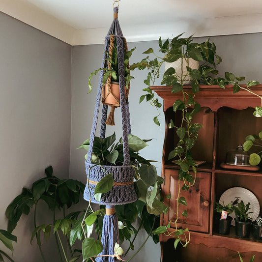 Ornate Double Plant Hanger